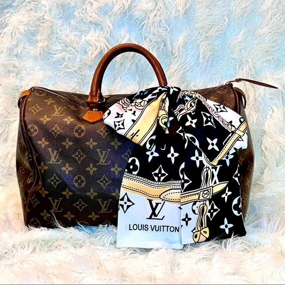Authentic Louis Vuitton LV Monogram Speedy 35 handbag bag purse - Picture 1 of 15